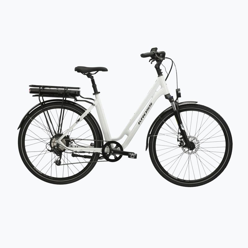 Elektromos kerékpár KROSS Sentio Hybrid 1.0 el. 504 Wh pearl/black/gloss