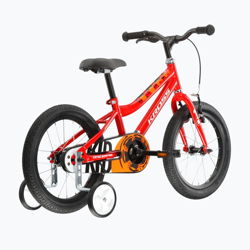 Gyermekkerékpár KROSS Racer 3.0 red/orange/gloss 3