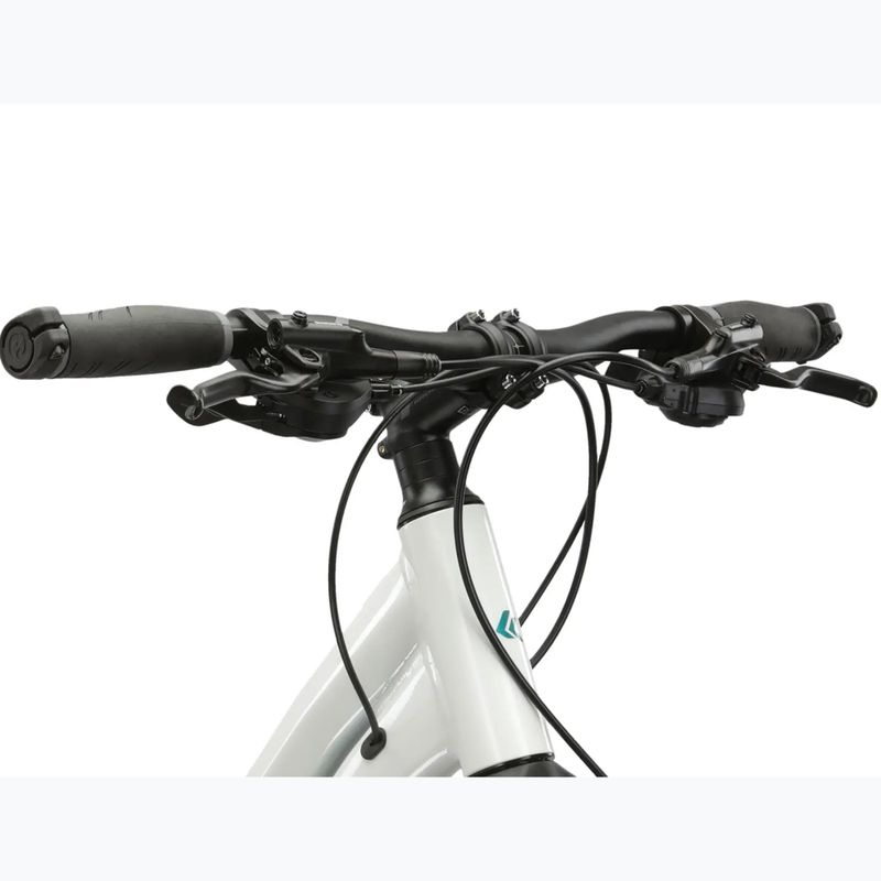 Női cross kerékpár KROSS Evado 7.0 In white/turquoise/gloss 4