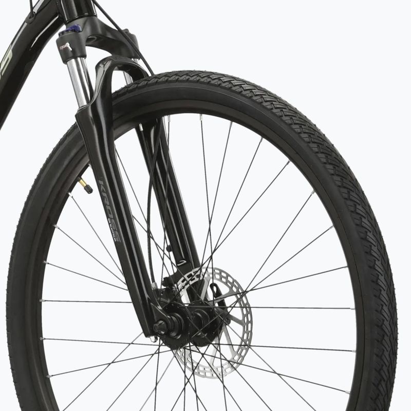 Cross kerékpár KROSS Evado 5.0 black/green/gloss 5