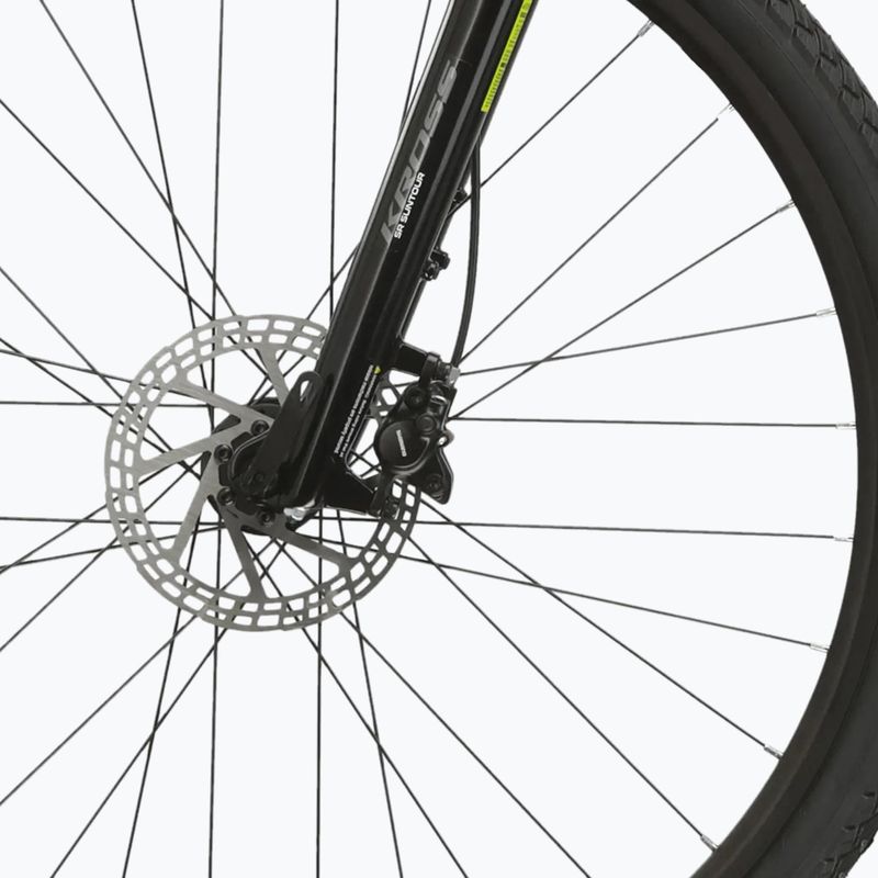 Cross kerékpár KROSS Evado 5.0 black/green/gloss 7