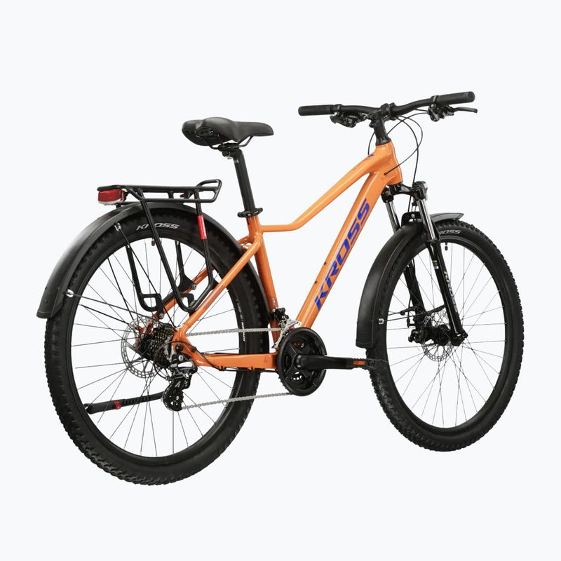 Női mountain bike KROSS Lea 2.0 Eq W 27.5 orange/navy blue/gloss 3