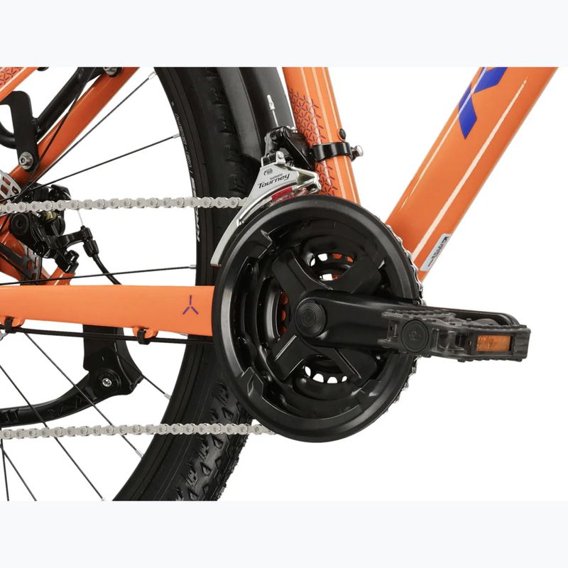 Női mountain bike KROSS Lea 2.0 Eq W 27.5 orange/navy blue/gloss 9