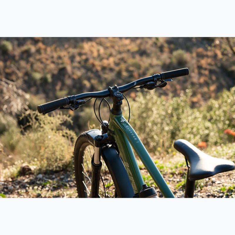 Hegyi kerékpár KROSS Hexagon 4.0 EQ 27,5" green/silver/gloss 19