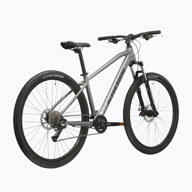 Hegyi kerékpár KROSS Hexagon 3.0 27,5" 2024 grey/navy/gloss 3