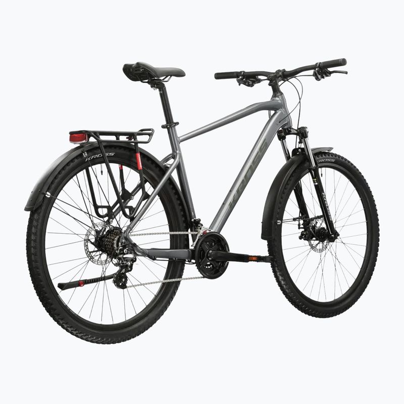 Hegyi kerékpár KROSS Hexagon 2.0 EQ 27,5" grey/dark grey/gloss 3
