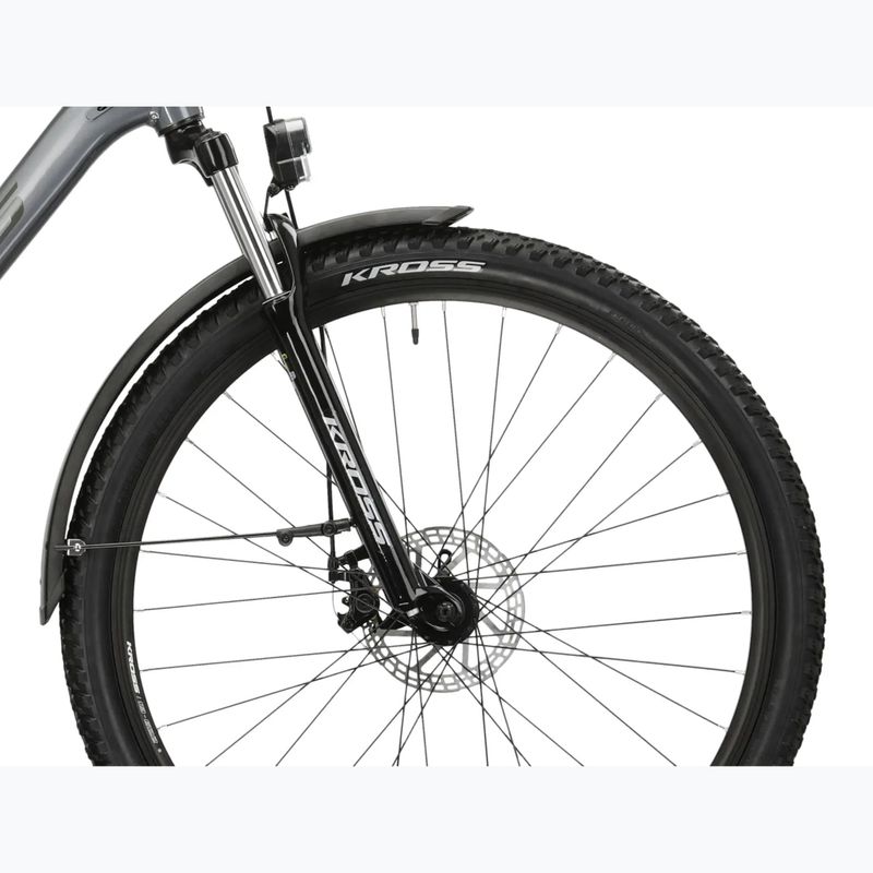 Hegyi kerékpár KROSS Hexagon 2.0 EQ 27,5" grey/dark grey/gloss 6