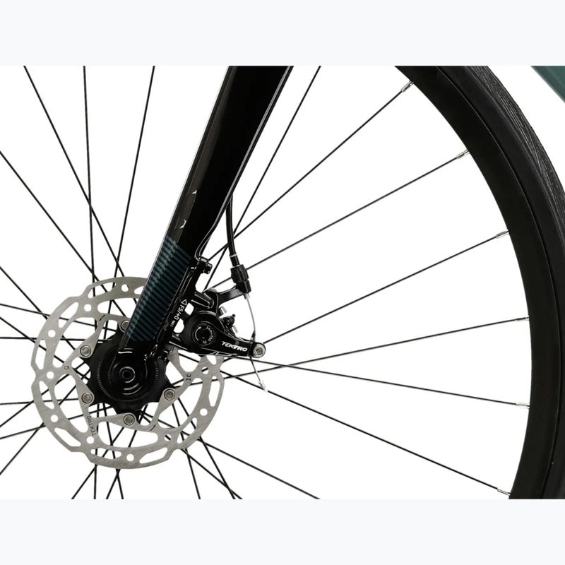 Országúti kerékpár KROSS Vento 4.0 Green/Burgundy/Gloss 9