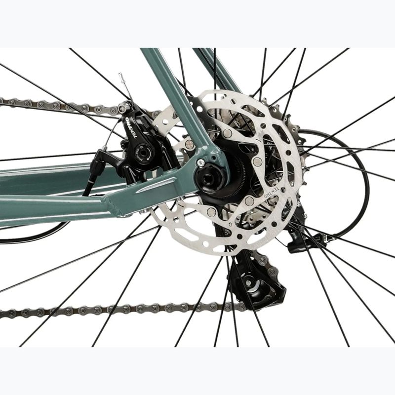 Országúti kerékpár KROSS Vento 4.0 Green/Burgundy/Gloss 10