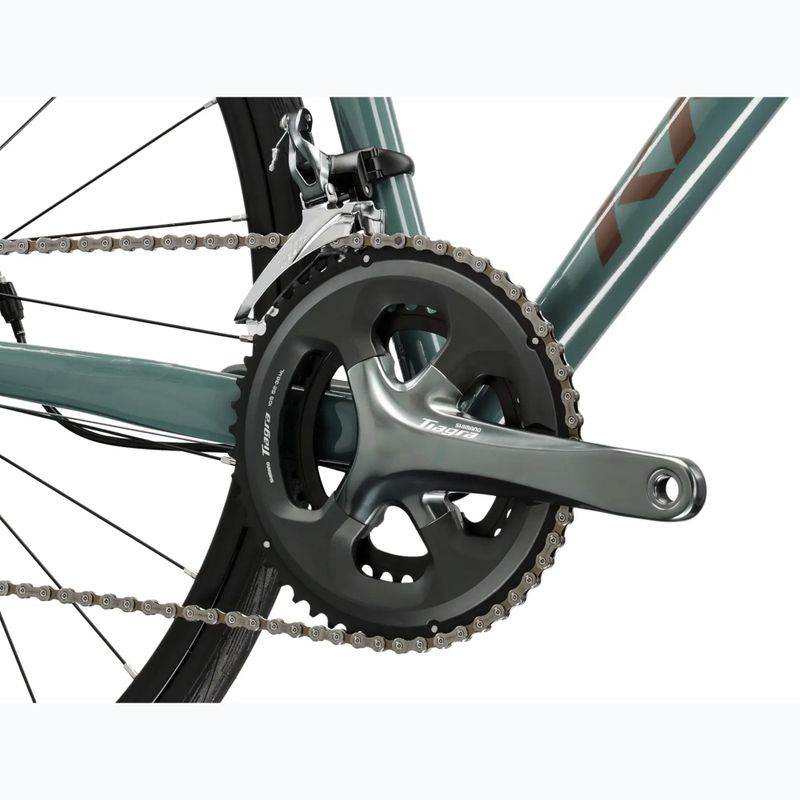 Országúti kerékpár KROSS Vento 4.0 Green/Burgundy/Gloss 12