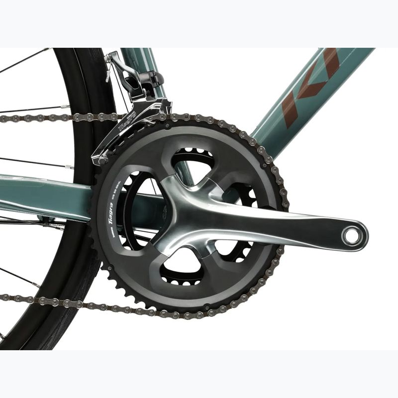 Országúti kerékpár KROSS Vento 4.0 Green/Burgundy/Gloss 13