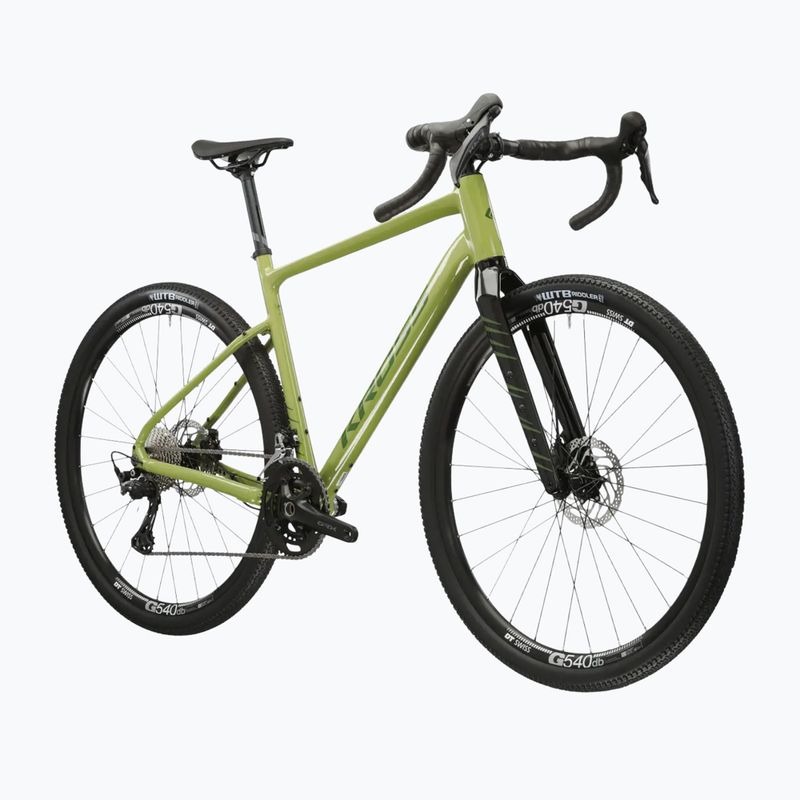 Gravel kerékpár KROSS Esker 6.0 2024 khaki/green/gloss 2