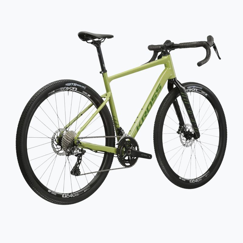 Gravel kerékpár KROSS Esker 6.0 2024 khaki/green/gloss 3