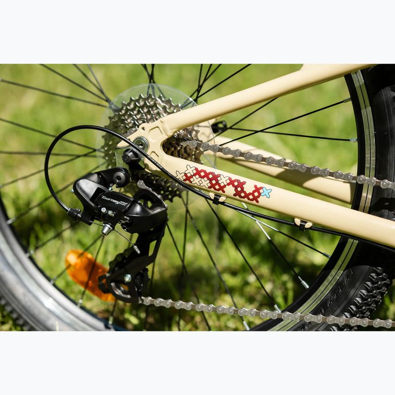 Gyermekkerékpár KROSS Level Jr 1.0 beige/red/gloss 13