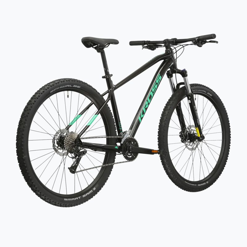 Hegyi kerékpár KROSS Level 1.0 black/green/gloss 3