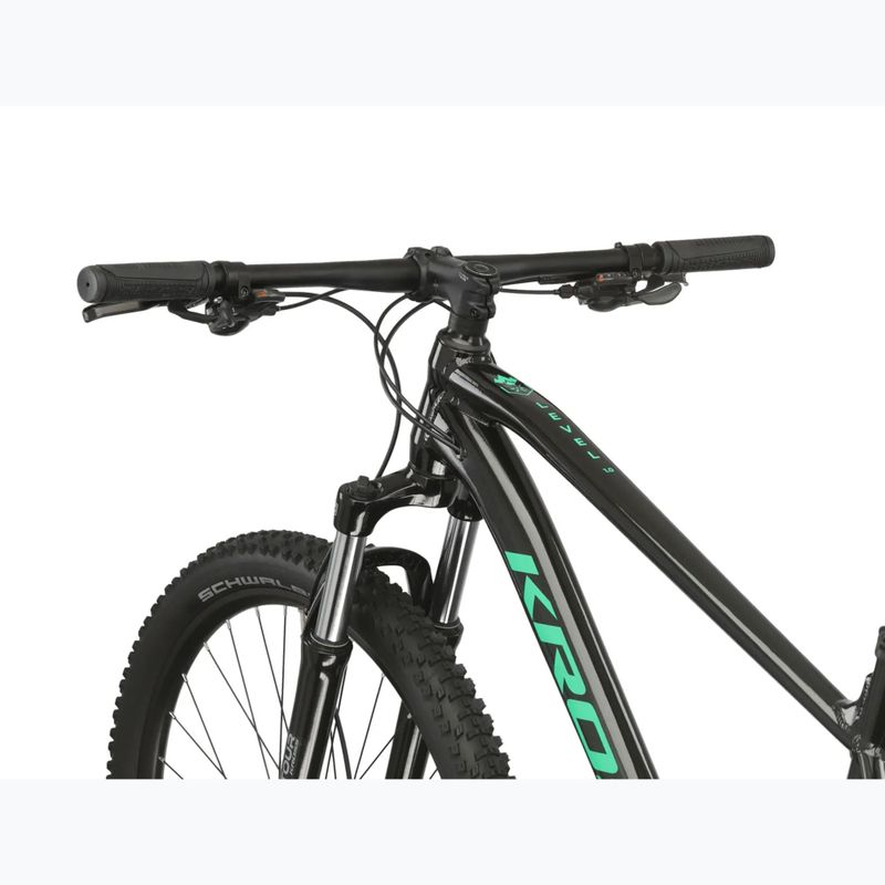Hegyi kerékpár KROSS Level 1.0 black/green/gloss 4