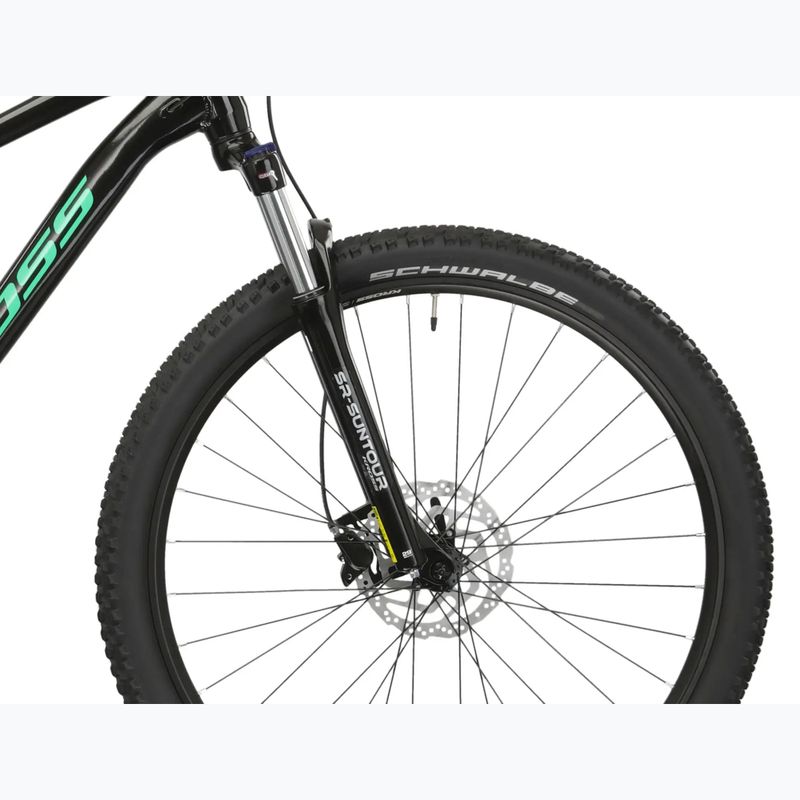 Hegyi kerékpár KROSS Level 1.0 black/green/gloss 8