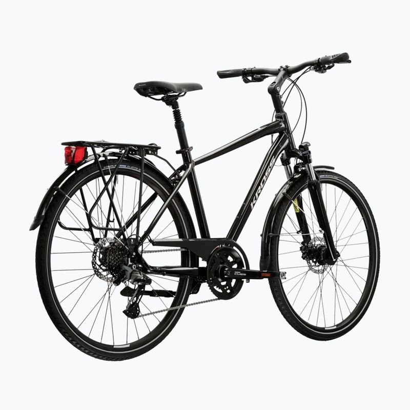 Férfi trekking kerékpár KROSS Trans 7.0 Bg black/grey/gloss 3