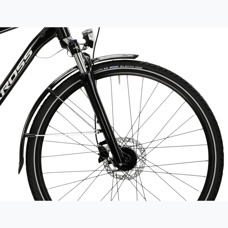 Férfi trekking kerékpár KROSS Trans 7.0 Bg black/grey/gloss 6