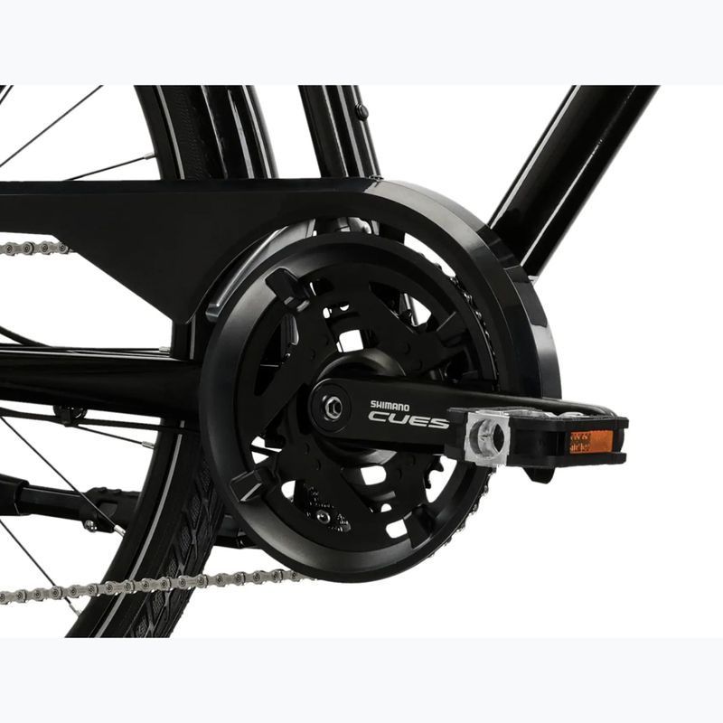 Férfi trekking kerékpár KROSS Trans 7.0 Bg black/grey/gloss 9