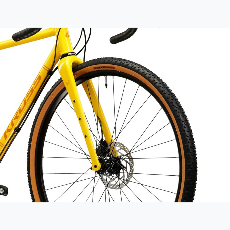 Gravel kerékpár KROSS Esker 4.0 yellow/orange/gloss 7
