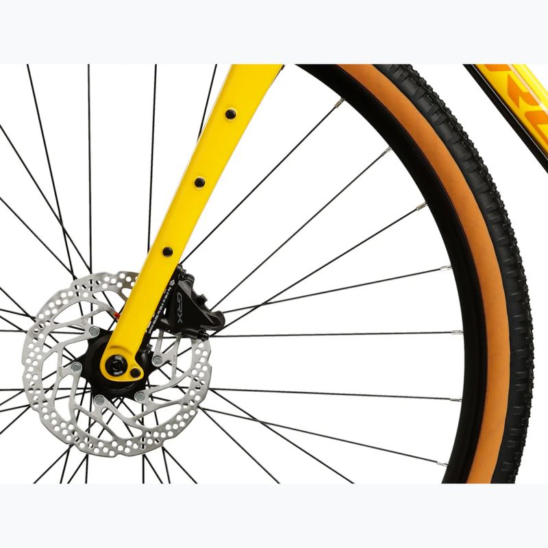 Gravel kerékpár KROSS Esker 4.0 yellow/orange/gloss 8