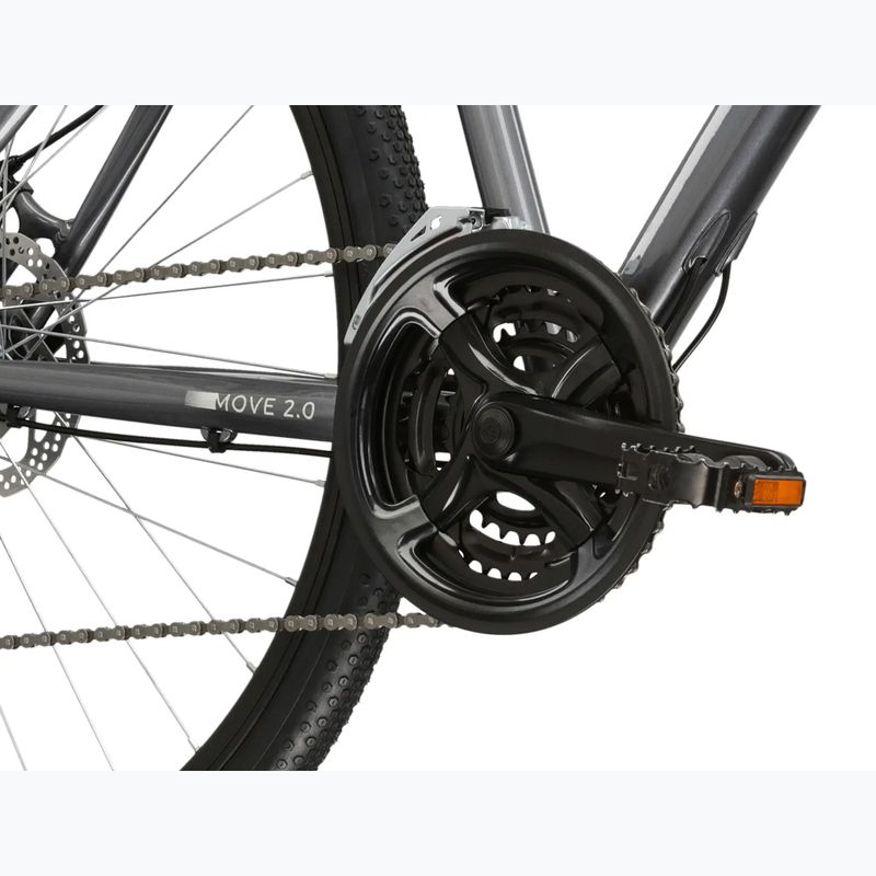 Női városi kerékpár KROSS Move 2.0 In graphite/silver/gloss 9