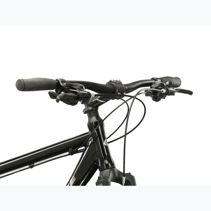 Férfi városi kerékpár KROSS Move 1.0 black/silver/gloss 4