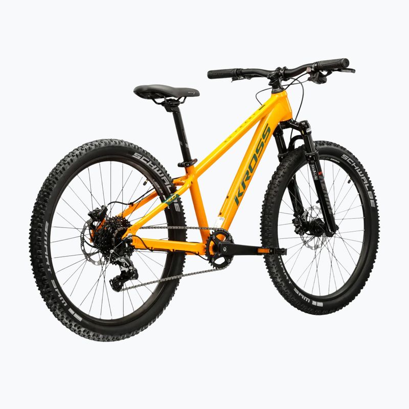 Gyermekkerékpár KROSS Level Jr 4.0 orange/green/gloss 3