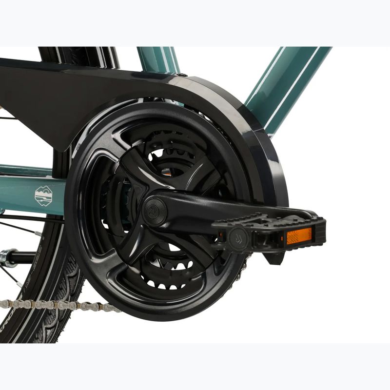 Férfi trekking kerékpár KROSS Trans 3.0 green/silver/gloss 9