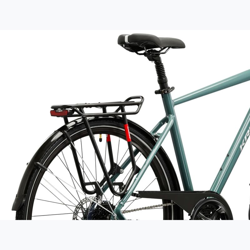 Férfi trekking kerékpár KROSS Trans 3.0 green/silver/gloss 11