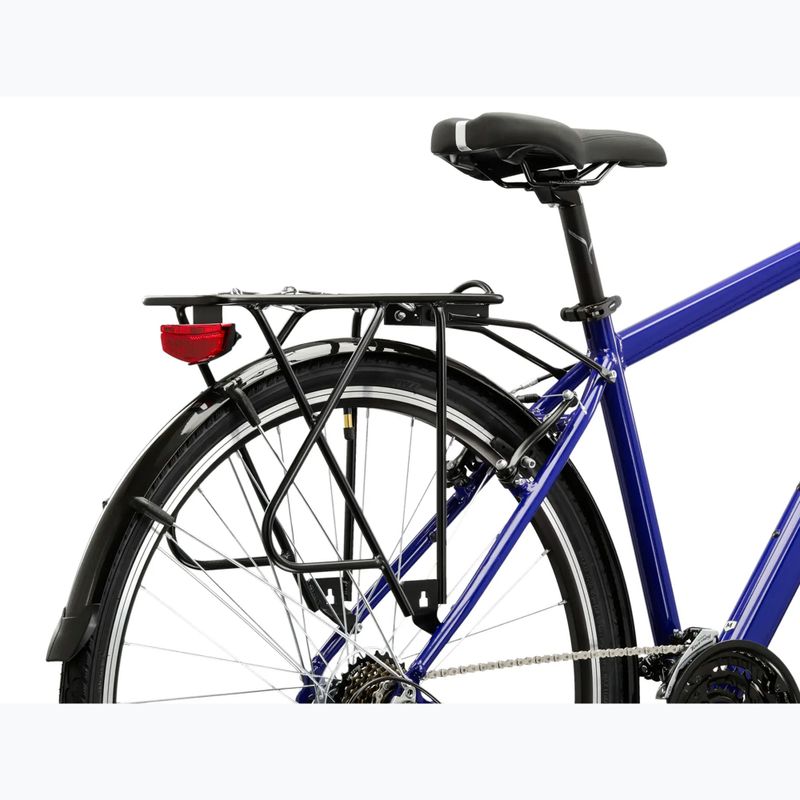 Férfi trekking kerékpár KROSS Trans 1.0 navy blue/silver/gloss 10