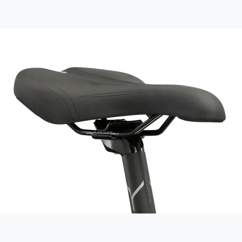Férfi trekking kerékpár KROSS Trans 1.0 black/silver/gloss 11