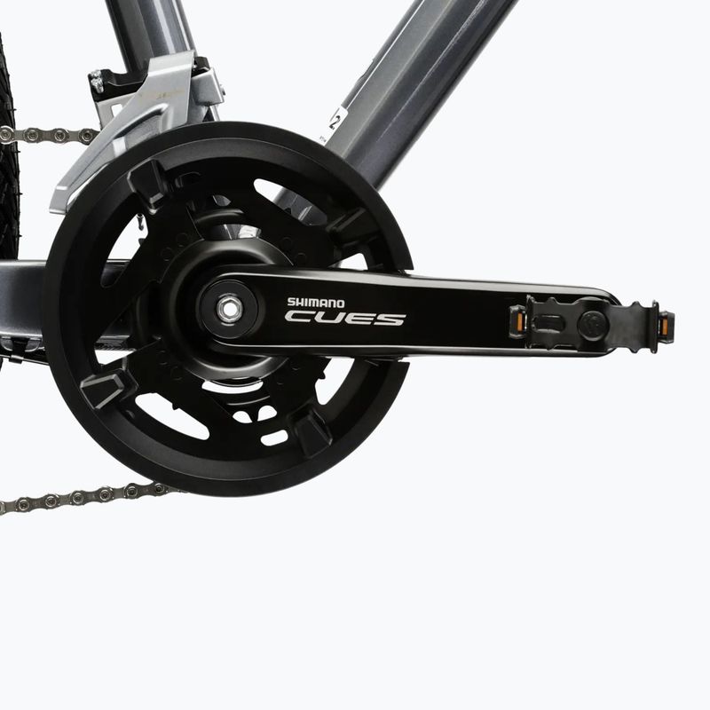 Cross kerékpár KROSS Evado 5.0 grey/black/gloss 9