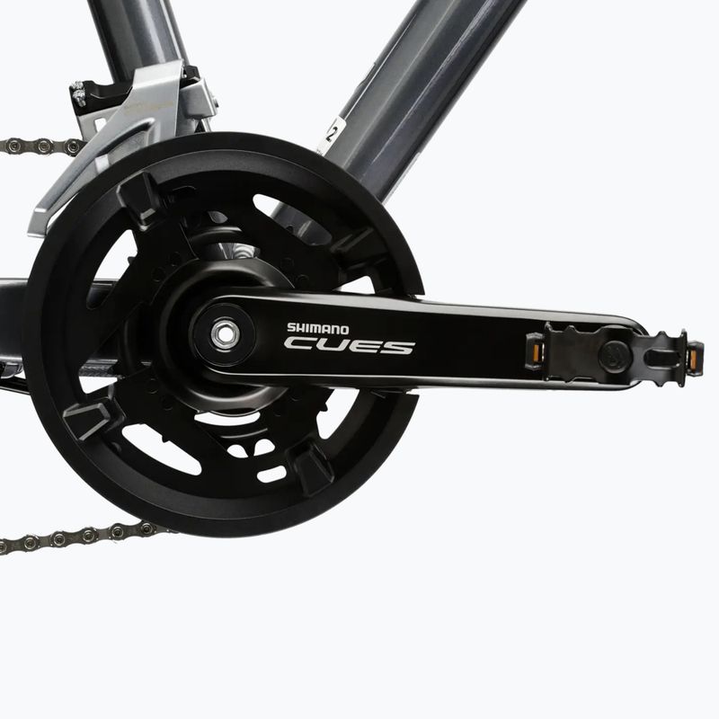 Női cross kerékpár KROSS Evado 5.0 In grey/blue/gloss 10