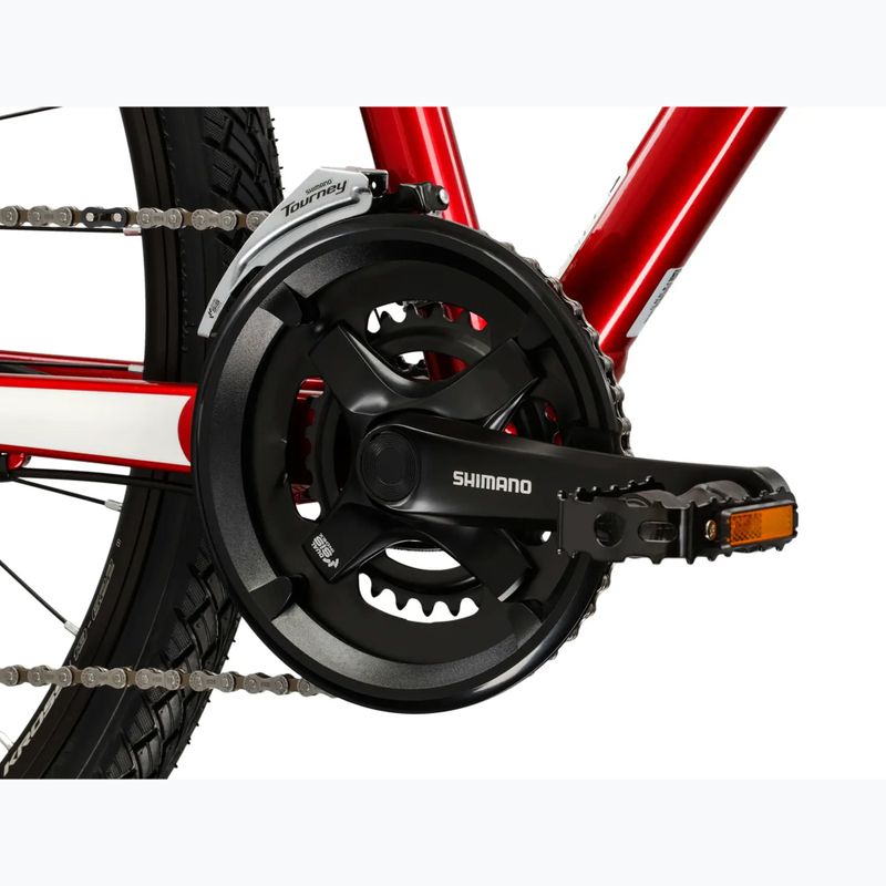 Cross kerékpár KROSS Evado 4.0 burgundy/white 9