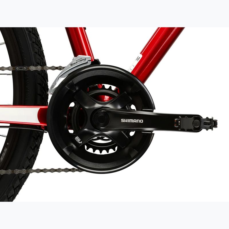 Cross kerékpár KROSS Evado 4.0 burgundy/white 10