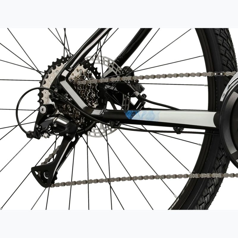 Cross kerékpár KROSS Evado 4.0 black/silver 8