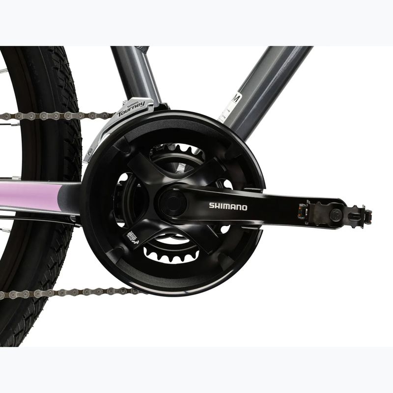 Női cross kerékpár KROSS Evado 4.0 In grey/pink/gloss 10