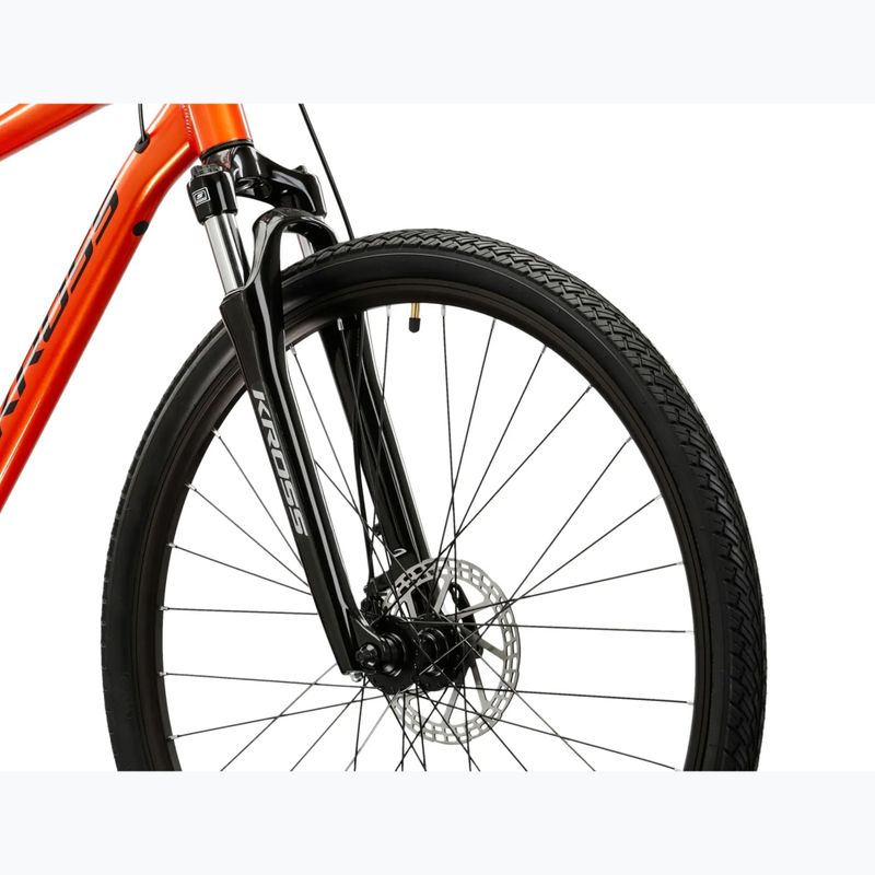 Cross kerékpár KROSS Evado 3.0 orange/black/gloss 5