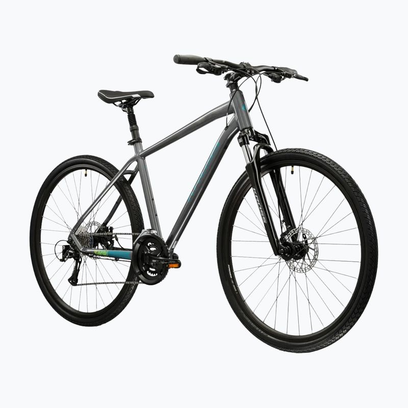 Cross kerékpár KROSS Evado 3.0 grey/teal/gloss 2