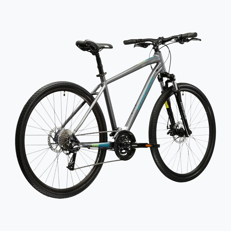 Cross kerékpár KROSS Evado 3.0 grey/teal/gloss 3