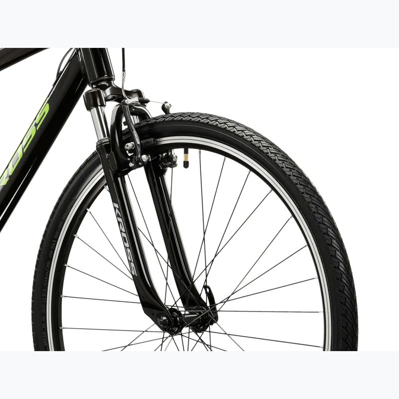 Cross kerékpár KROSS Evado 2.0 black/green/gloss 5