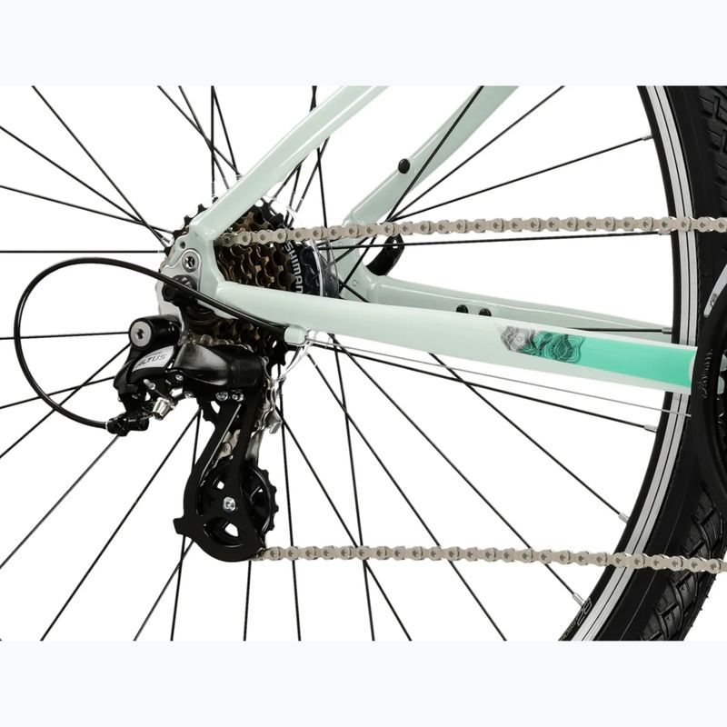 Női cross kerékpár KROSS Evado 2.0 In mint/black/gloss 7