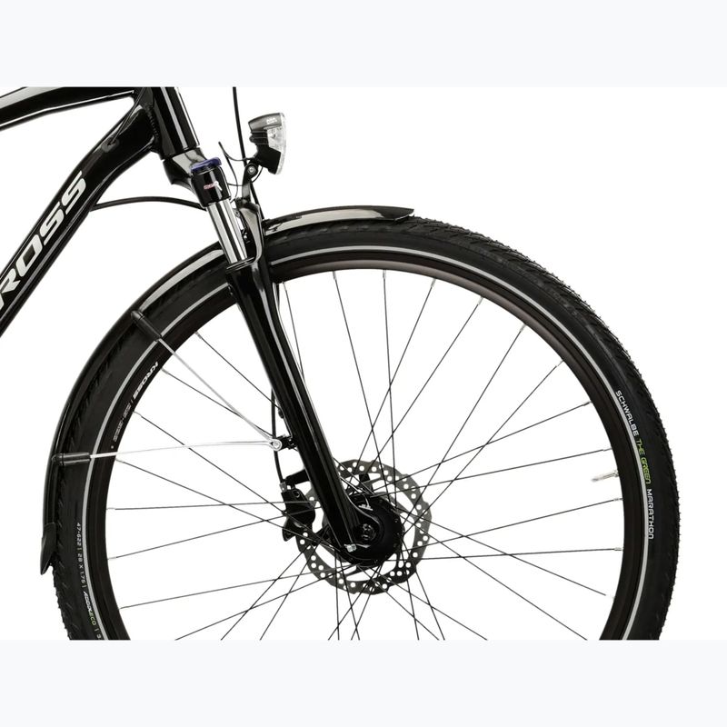 Férfi trekking kerékpár KROSS Trans 7.0 black/silver/gloss 6