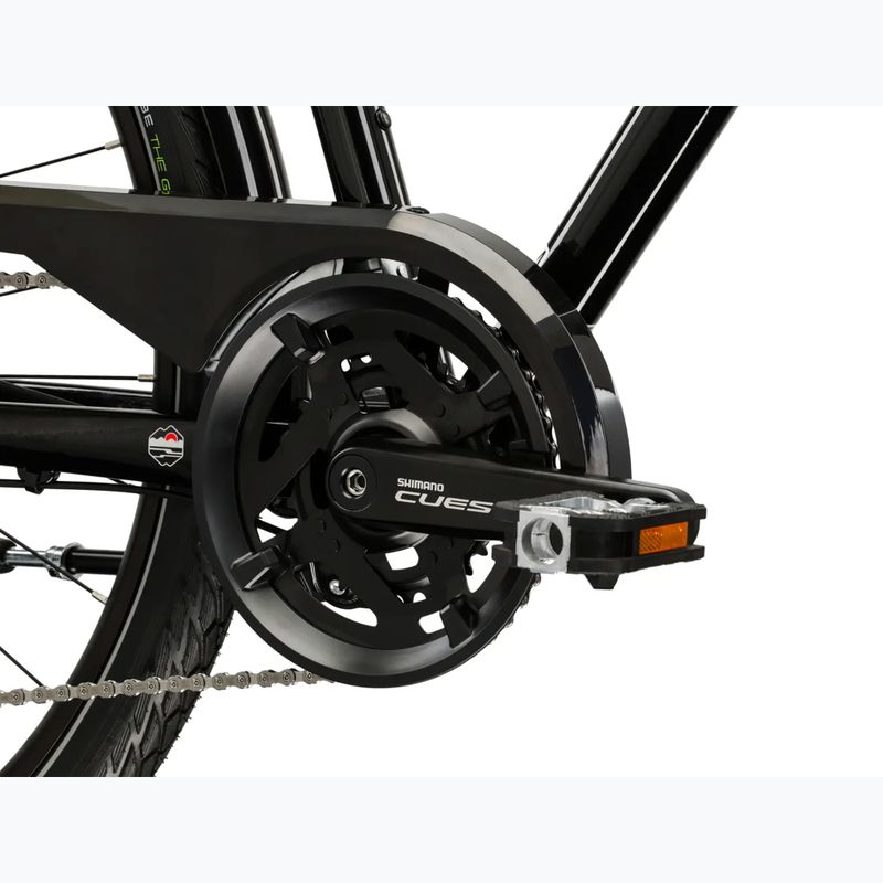 Férfi trekking kerékpár KROSS Trans 7.0 black/silver/gloss 9