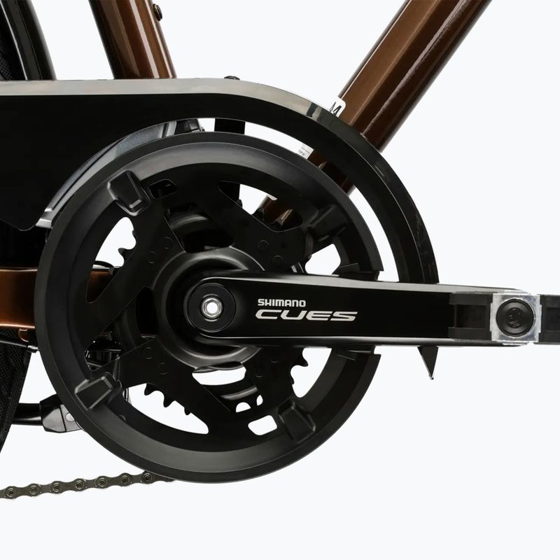 Férfi trekking kerékpár KROSS Trans 5.0 brown/silver/gloss 10