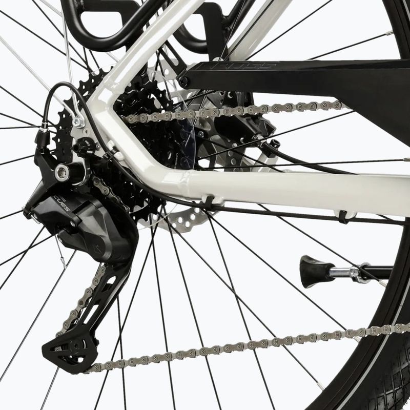 Férfi trekking kerékpár KROSS Trans 5.0 grey/navy/gloss 8