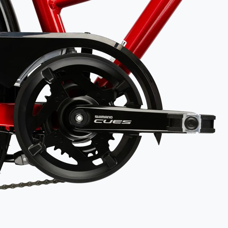 Női trekking kerékpár KROSS Trans 5.0 In red/silver/gloss 10