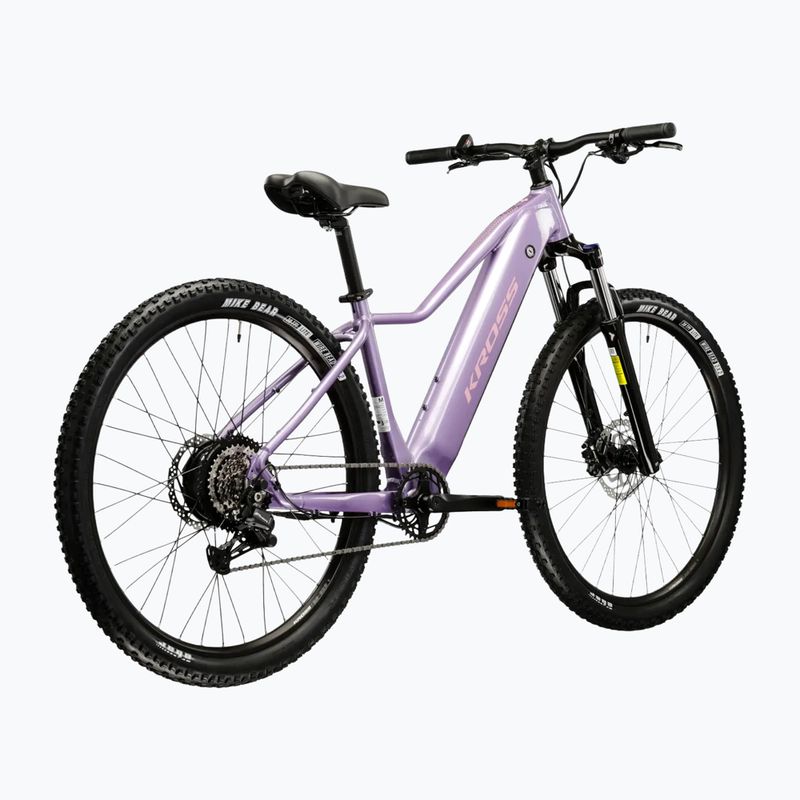 Női elektromos kerékpár KROSS Lea Boost 1.0 522Wh purple/pink/gloss 3